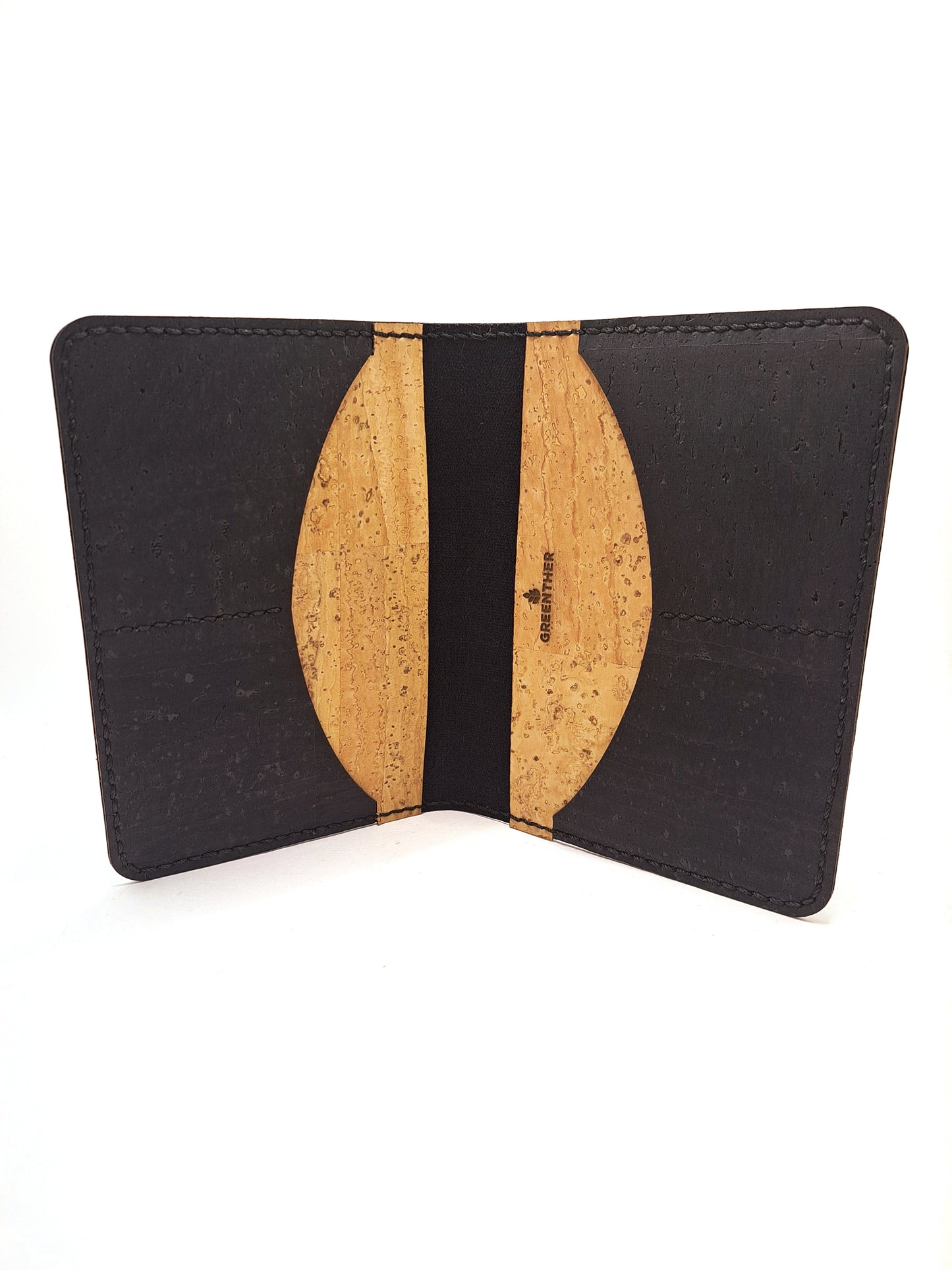 Cork Passport Holder, Harp Engraving