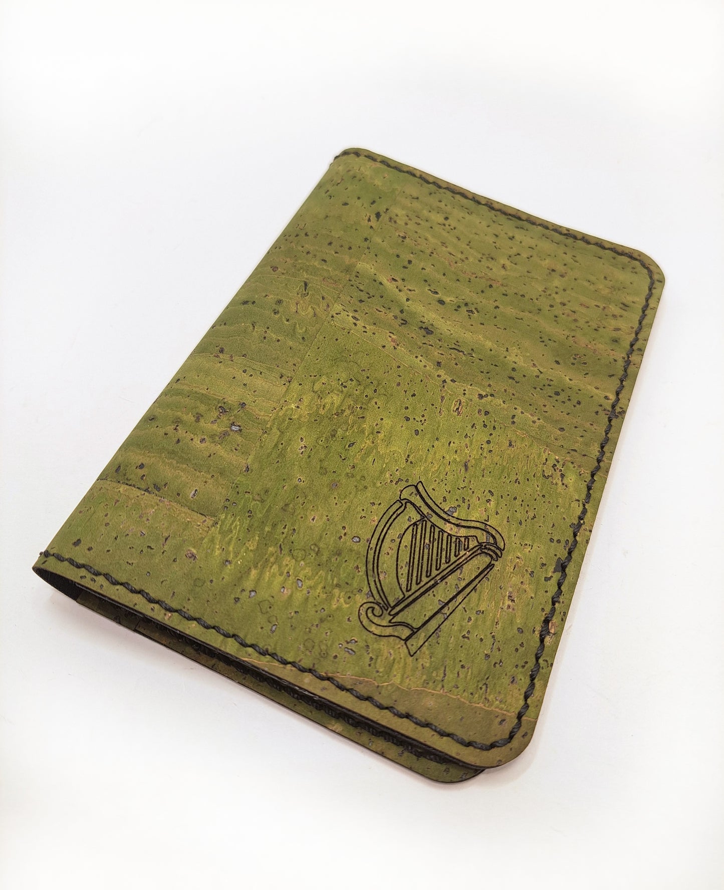 Cork Passport Holder green