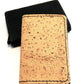 Natural Cork Wallet with RFID Security Holder front