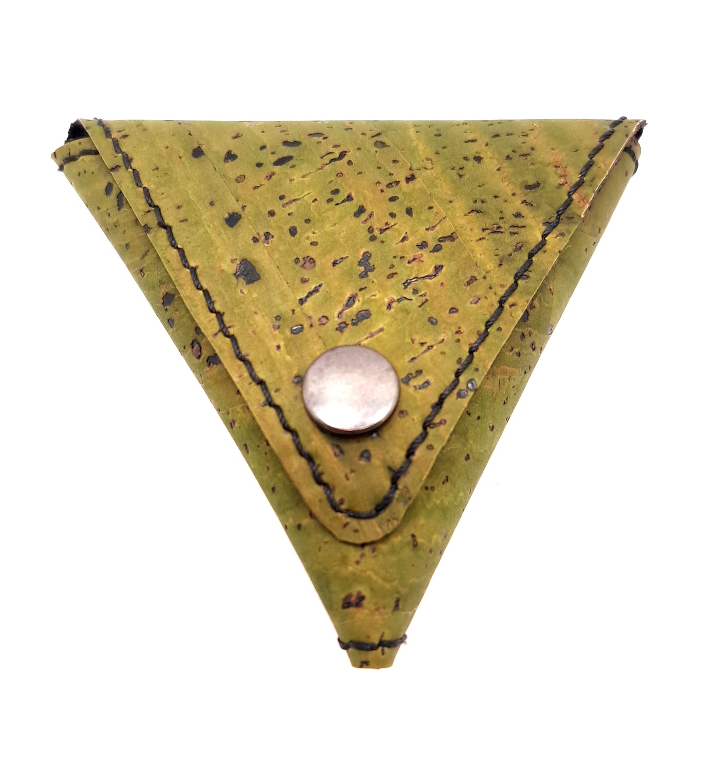 cork triangle coin poch 