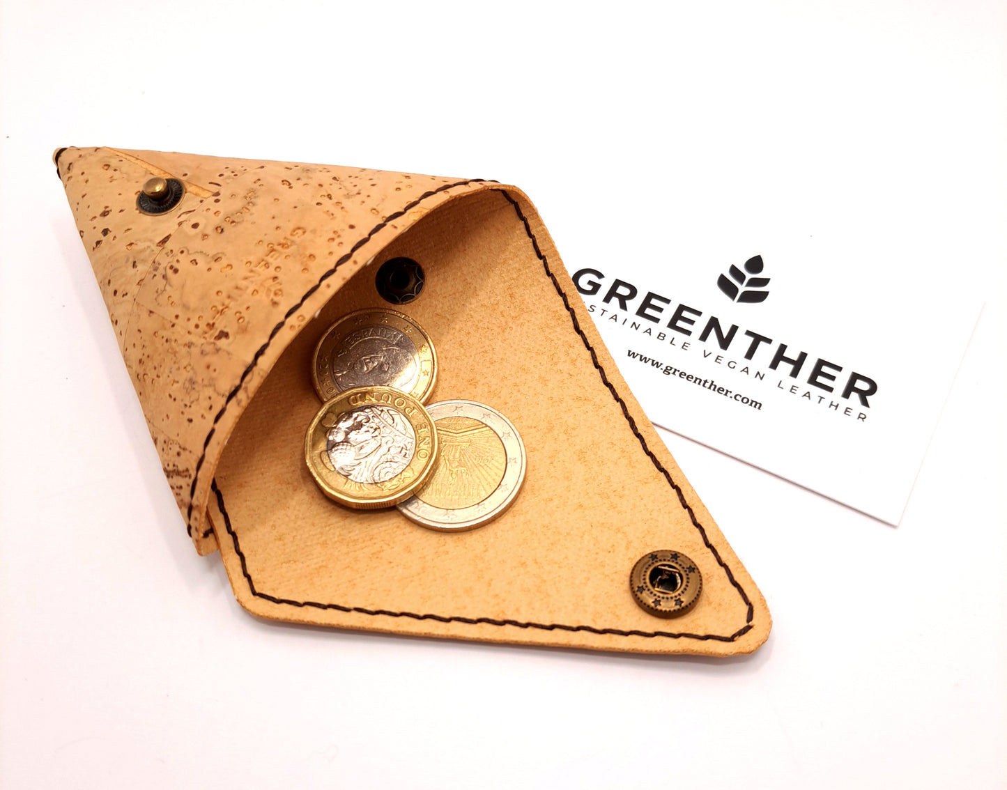 Cork Triangle wallets
