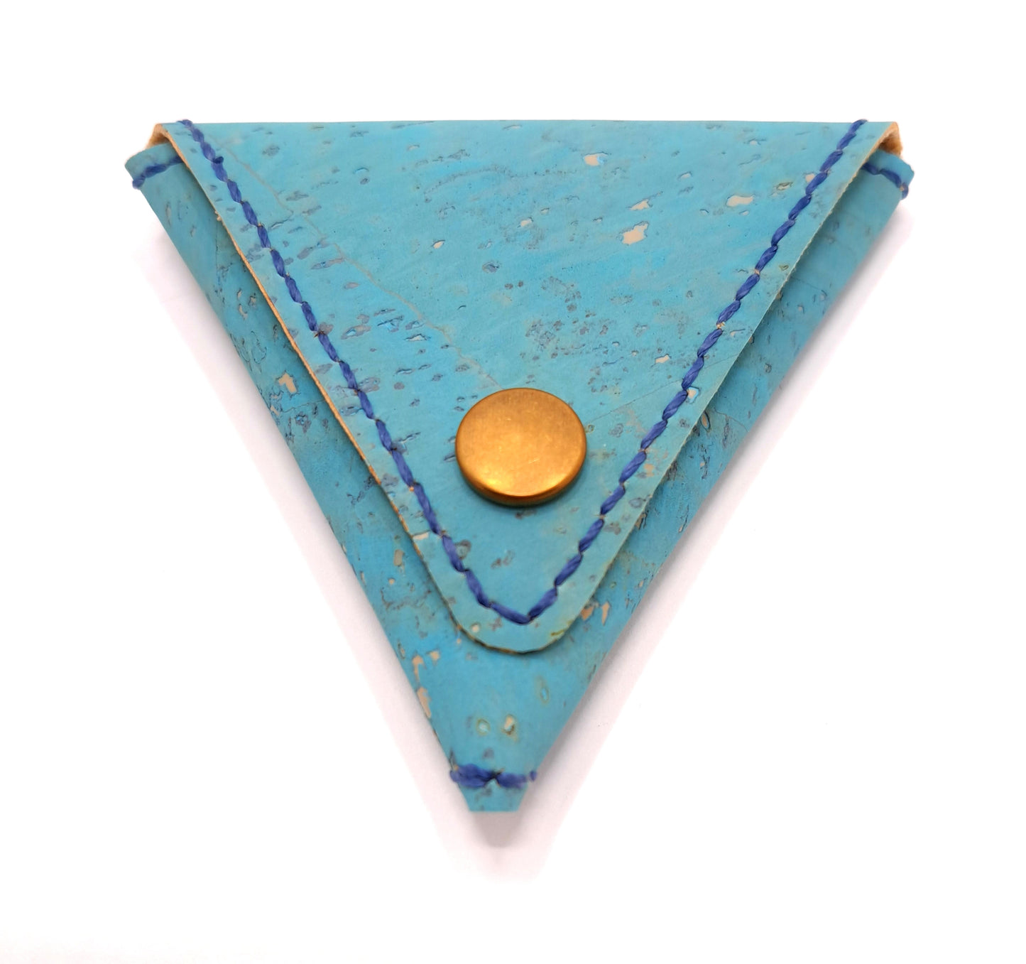 cork coin wallet blue 