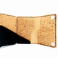 Natural Cork Wallet with RFID Security Holder open