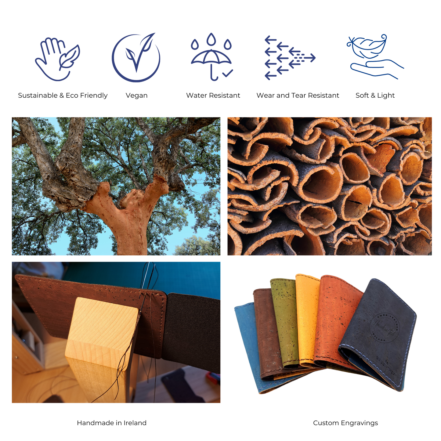 Celtic Knot Cork RFID wallet