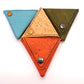 Cork Triangle wallets